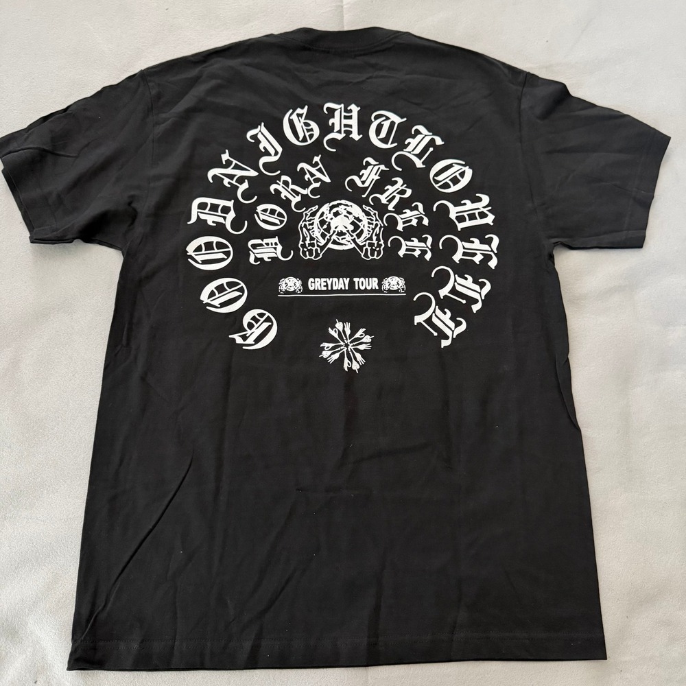 Goodnight Lovell Born Free Greyday Tour Black Graphic T-Shirt Mens Large - Picture 3 of 7